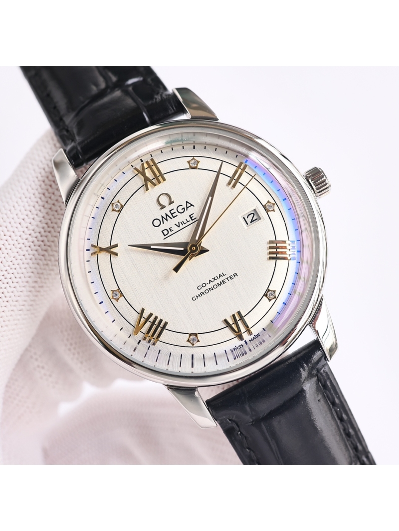 OMEGA De Ville Series Ultra-Thin Automatic Men's Watch 8mm Platinum