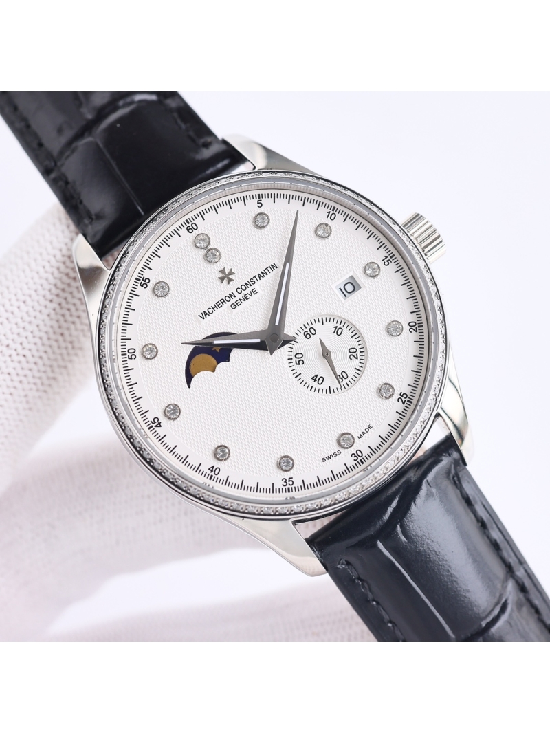 Vacheron Constantin Geneve Heritage Moon Phase Series Platinum/Rose Gold