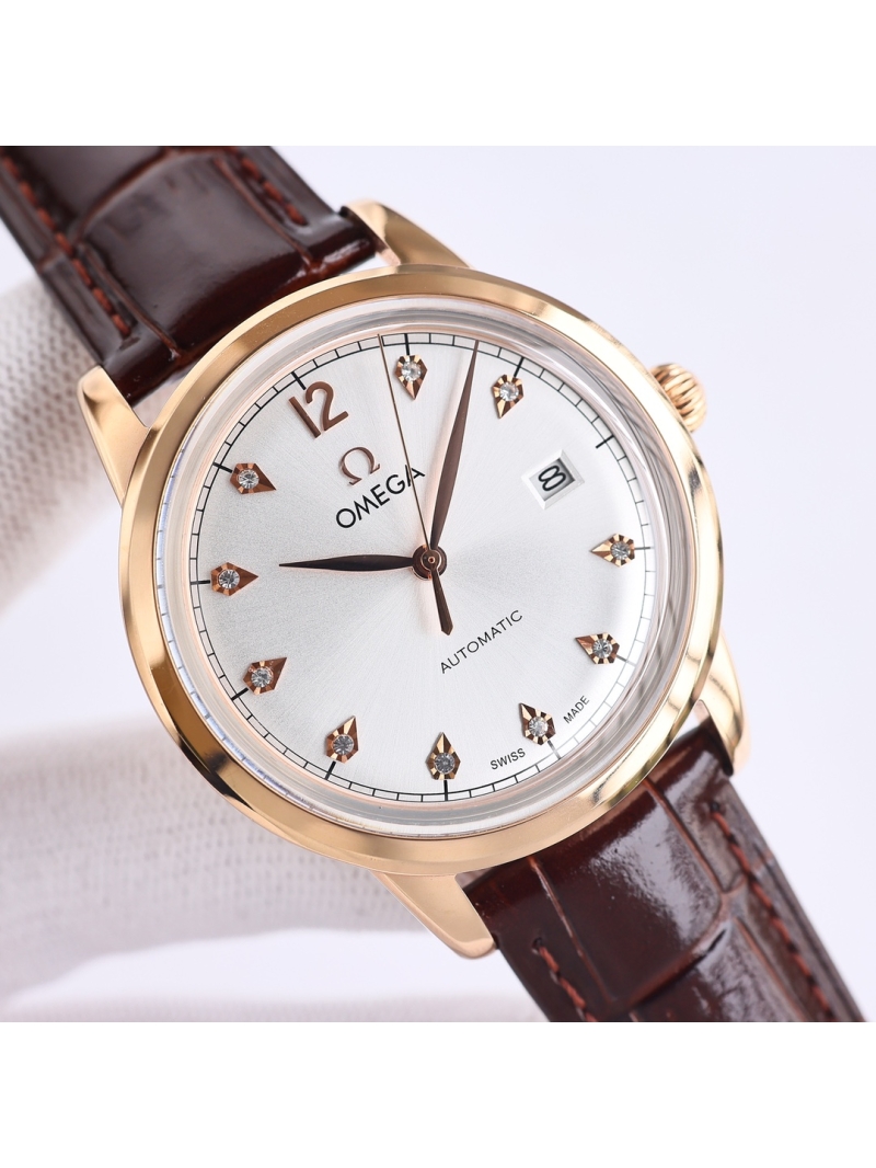 OMEGA De Ville Series Ultra-Thin Automatic Men's Watch Gold/ Rose Gold