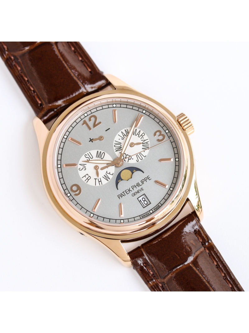 Patek Philippe Chronograph Series 5146R 5147 Rose Gold grey