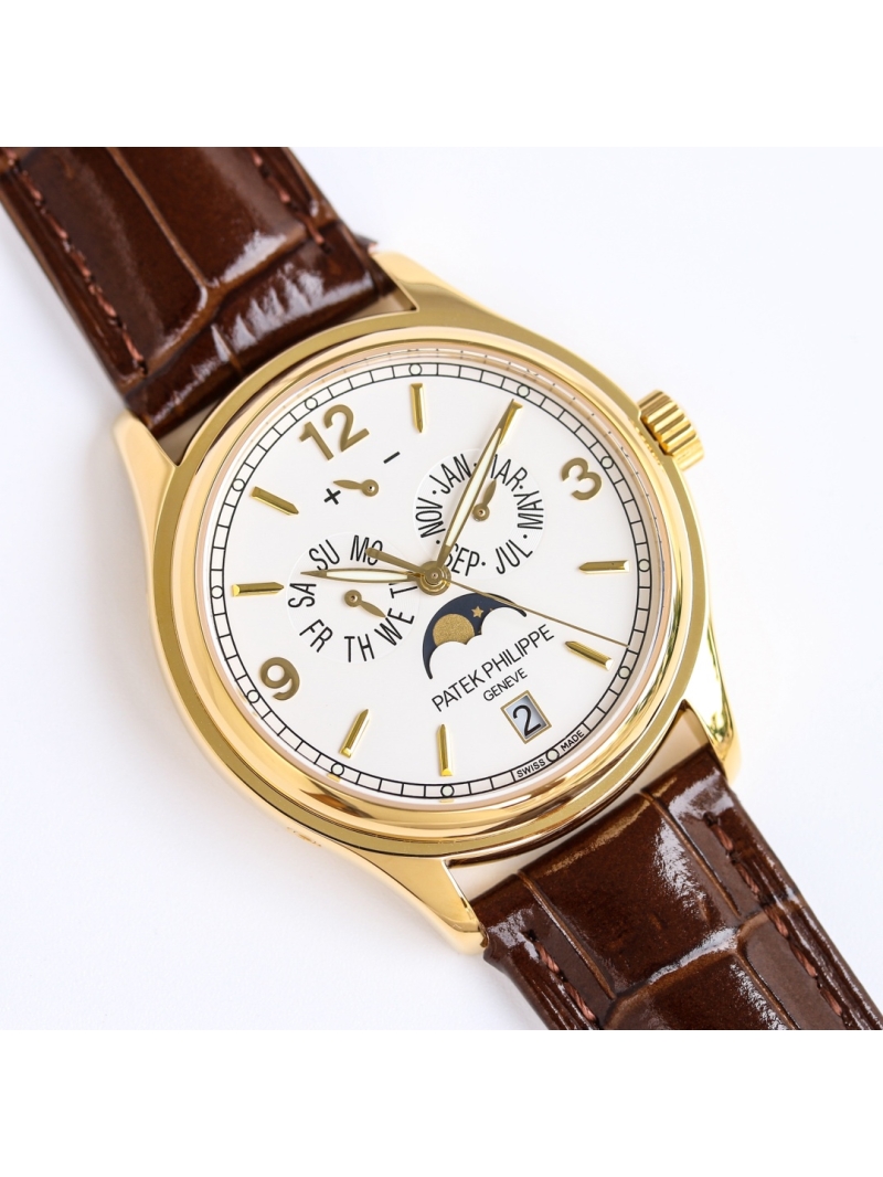 Patek Philippe Chronograph Series 5146R 5147 Gold White - The Epitome of Craftsmanship