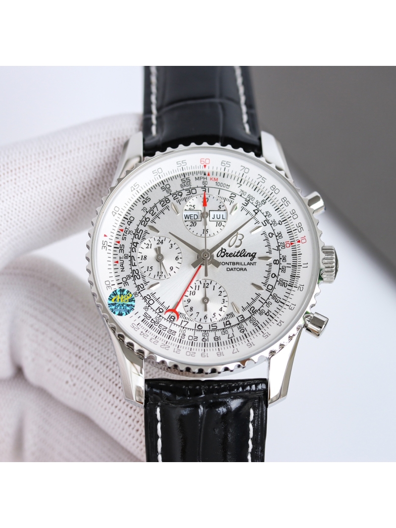 Breitling Montbrillant Datora Chronograph watch Series A21033012 white