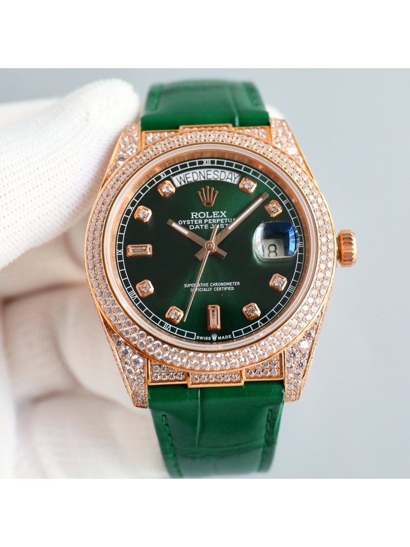 Rolex Oyster Perpetual Datejust Elite Edition with American Alligator Strap