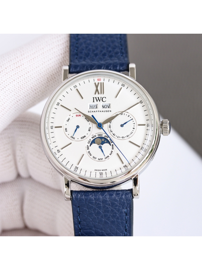 IWC Schaffhausen Portofino Perpetual Calendar Watch white