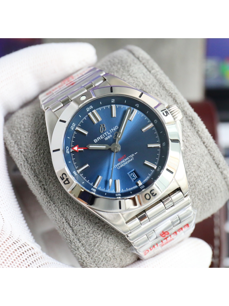 Breitling Chronomat Automatic GMT 40 (A32398101M1A1) Blue yellow