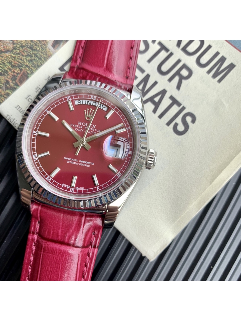 Rolex Oyster Perpetual Day-Date Series - Exclusive Edition Red