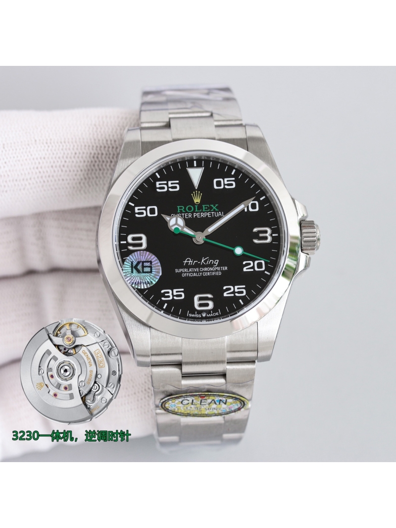 Rolex Air-King Stainless Steel Pilot Watch
