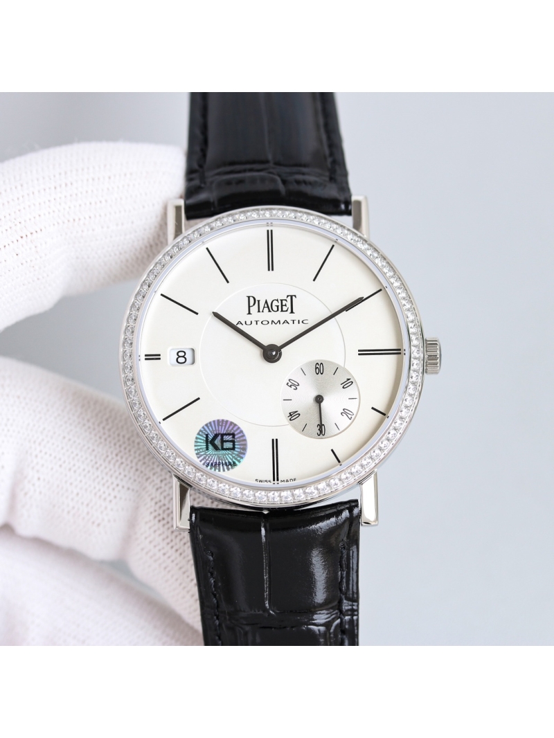 Piaget Altiplano Elegant Ultra-Thin White Gold Watch G0A38130 Silver