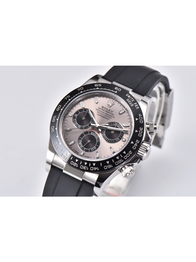 Rolex Cosmograph Daytona 40mm Oyster Perpetual grey dial with rubber strap