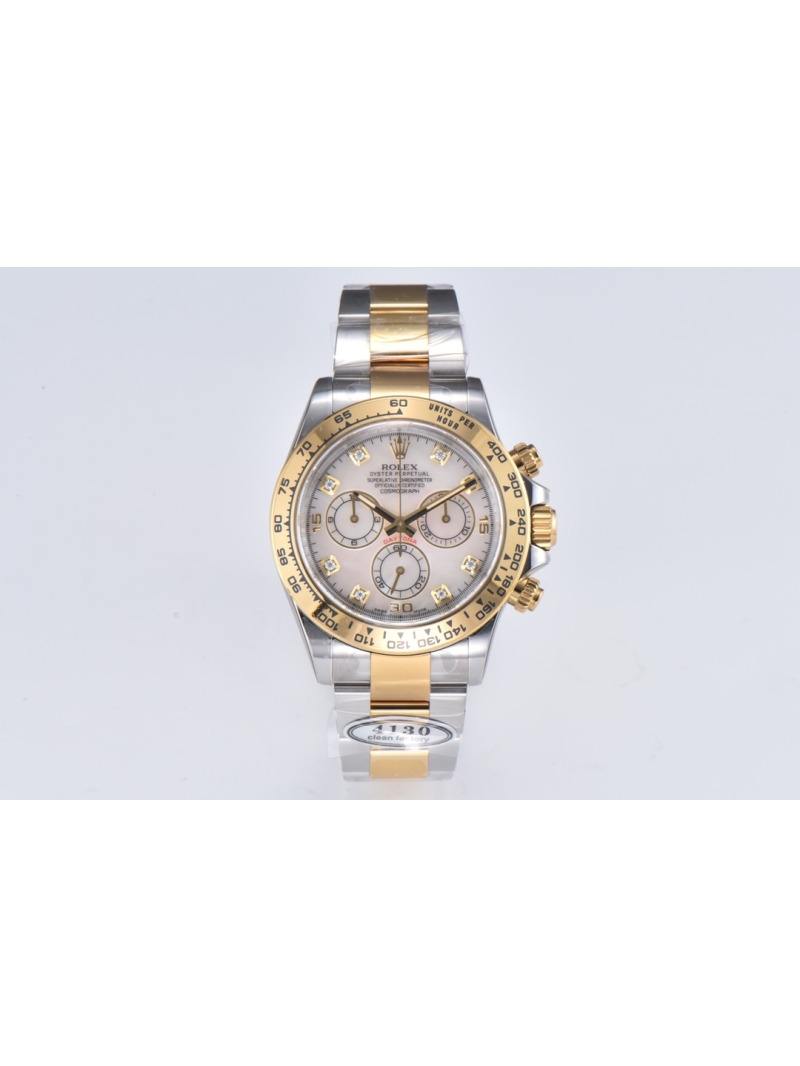 Rolex Cosmograph Daytona 40mm Oyster Perpetual mix gold with diamond