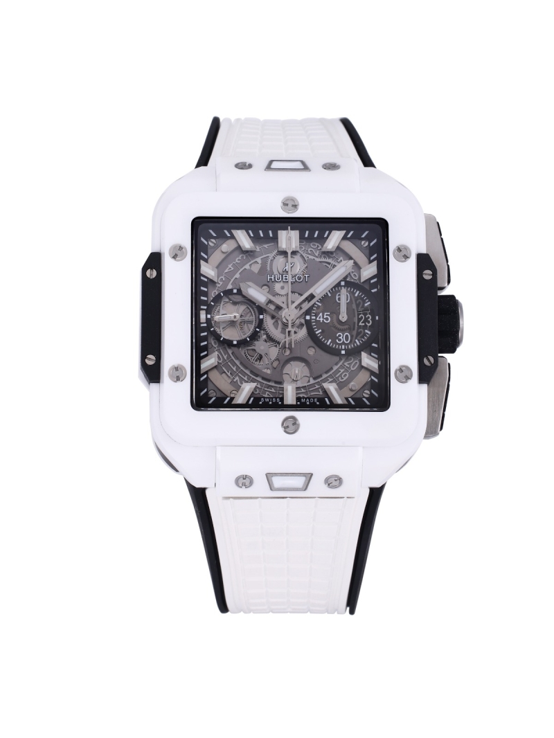 Hublot Square Bang Unico White Ceramic 42mm