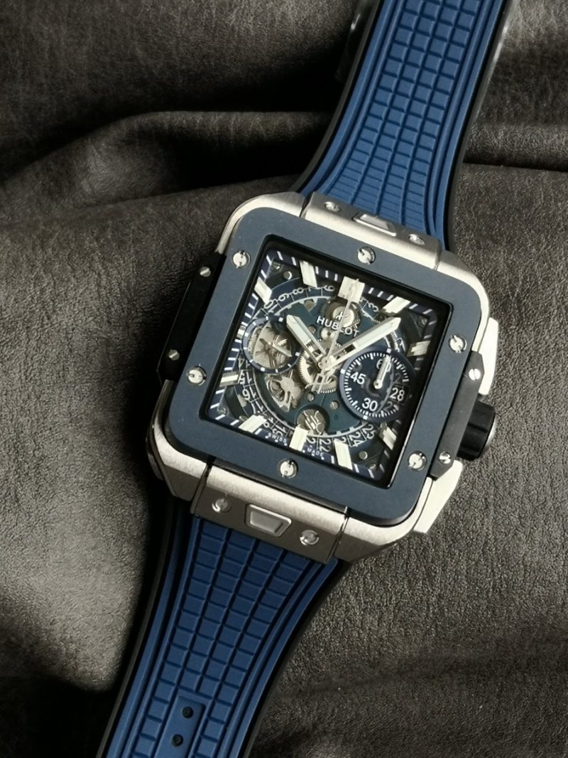 Hublot Square Bang Unico Titanium Blue Ceramic 42mm